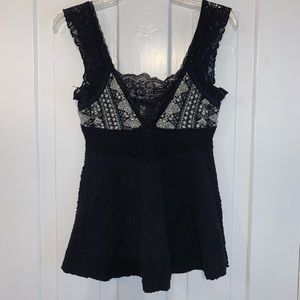 Free People Lacy Strap Babydoll Tank/Cami